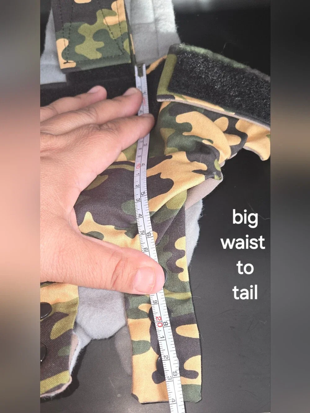 Barkertime Camo & Tan Diapper Overall - Beige Camouflage